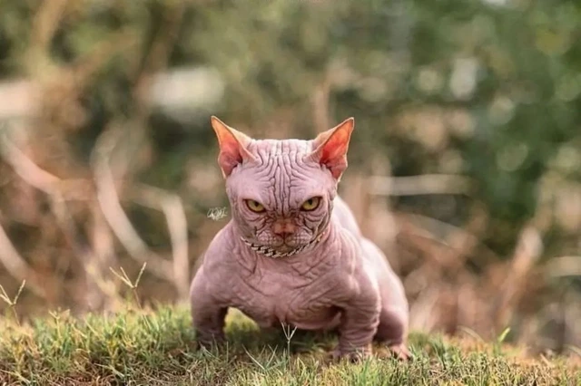 Làn sóng tẩy chay mèo bully: Giống mèo không lông kỳ lạ nhất hành tinh!- Ảnh 2. Làn sóng tẩy chay mèo bully: Giống mèo không lông kỳ lạ nhất hành tinh!- Ảnh 2.