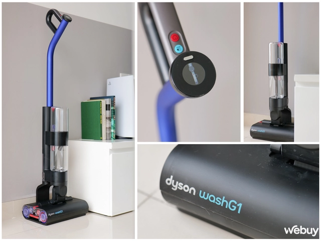 Trải nghiệm máy lau hút khô ướt Dyson WashG1: Dọn nhà sạch sẽ êm ru, thiết kế độc lạ, giá cao- Ảnh 3. Trải nghiệm máy lau hút khô ướt Dyson WashG1: Dọn nhà sạch sẽ êm ru, thiết kế độc lạ, giá cao- Ảnh 3.