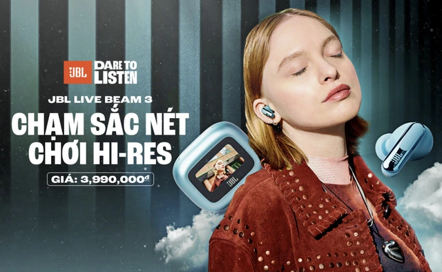 JBL Live Beam 3 ra mắt: Chống ồn xịn, pin đến 48 giờ, hay nhất ở hộp sạc tích hợp màn hình cảm ứng- Ảnh 4. JBL Live Beam 3 ra mắt: Chống ồn xịn, pin đến 48 giờ, hay nhất ở hộp sạc tích hợp màn hình cảm ứng- Ảnh 4.