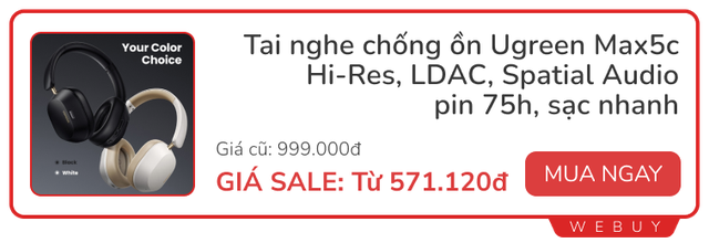 8+ deal ngày đôi 8/8: Tai nghe chống ồn 192k, máy hút bụi Baseus từ 482k, quần dài Coolmate 279k...- Ảnh 3. 8+ deal ngày đôi 8/8: Tai nghe chống ồn 192k, máy hút bụi Baseus từ 482k, quần dài Coolmate 279k...- Ảnh 3.