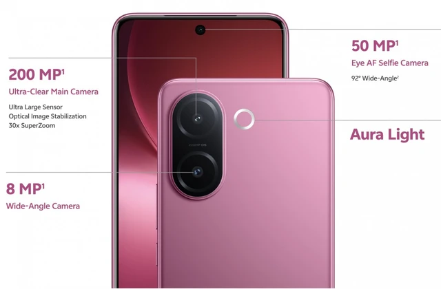 vivo ra mắt điện thoại tầm trung pin 6.500mAh, camera 200 "chấm"- Ảnh 2. vivo ra mắt điện thoại tầm trung pin 6.500mAh, camera 200 "chấm"- Ảnh 2.