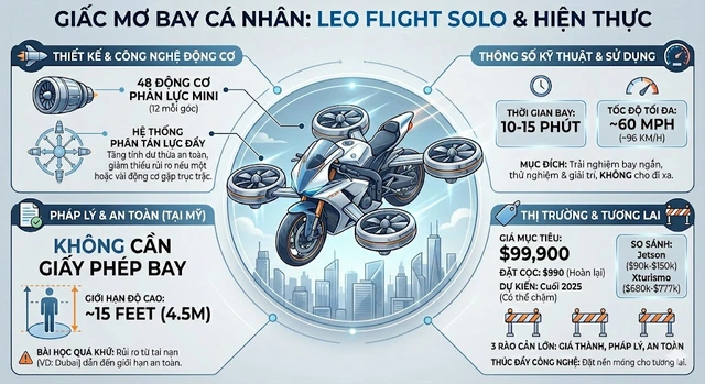 Đ&acirc;y l&agrave; chiếc m&ocirc; t&ocirc; bay được chế tạo từ 48 động cơ phản lực thu nhỏ v&agrave; bạn c&oacute; thể mua trước với 990 USD - Ảnh 7.