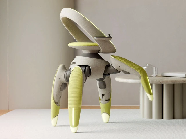 Toyota ra mắt ghế robot Walk Me: Cơ chế đi bộ bốn chân, vận hành bằng mô tơ điện, tải trọng 100 kg, kết hợp thiết kế giữa xe lăn và robot - Ảnh 2.