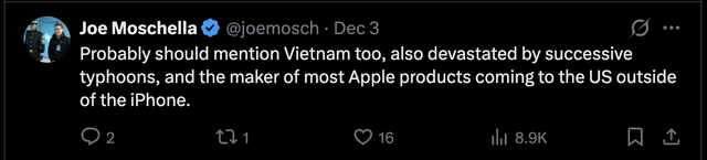 Tim Cook bày tỏ sự đồng hành với các vùng bão lũ châu Á, Việt Nam có trong kế hoạch cứu trợ của Apple - Ảnh 2.