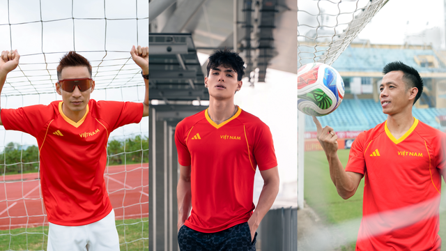 adidas ra mắt &aacute;o "Việt Nam Đồng Sắc" - biểu tượng tinh thần cổ vũ đo&agrave;n thể thao Việt Nam tại SEA Games 33 - Ảnh 3.