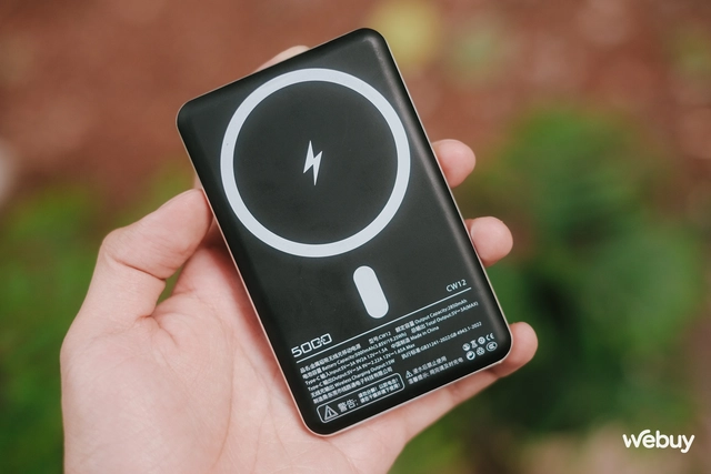 Lại là các pháp sư Trung Hoa: Bán pin dự phòng 5.000mAh giá 169.000 đồng mà thiết kế siêu mỏng nhẹ, có MagSafe 15W xịn như hàng chính hãng Apple- Ảnh 7. Lại là các pháp sư Trung Hoa: Bán pin dự phòng 5.000mAh giá 169.000 đồng mà thiết kế siêu mỏng nhẹ, có MagSafe 15W xịn như hàng chính hãng Apple- Ảnh 7.