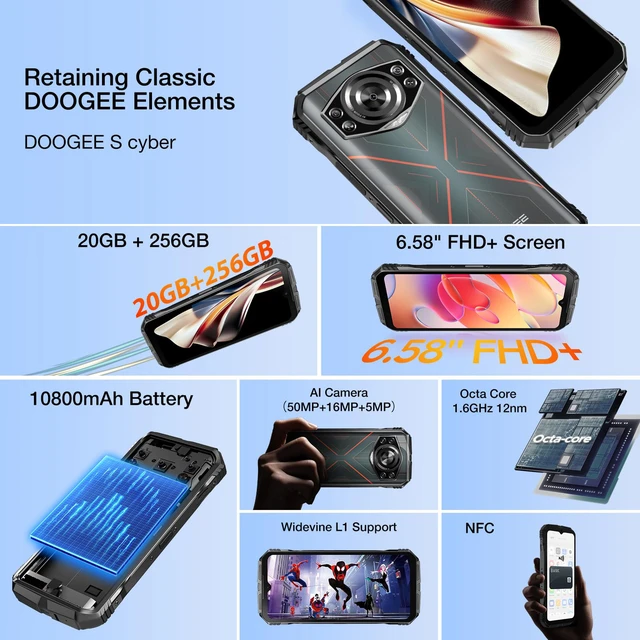 Điện thoại pin 10.800mah, vỏ bền chuẩn quân đội, camera kép 50MP, RAM đến 20GB mà giá chỉ dưới 6 triệu- Ảnh 3. Điện thoại pin 10.800mah, vỏ bền chuẩn quân đội, camera kép 50MP, RAM đến 20GB mà giá chỉ dưới 6 triệu- Ảnh 3.