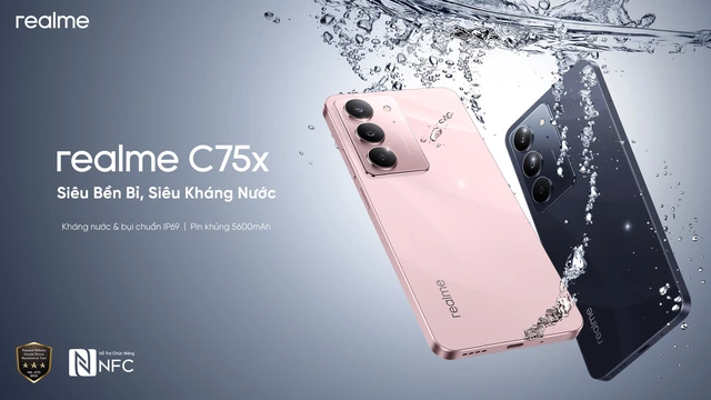 realme ra mắt điện thoại si&ecirc;u bền bỉ, pin khủng 5.600mAh, gi&aacute; ch&iacute;nh h&atilde;ng chỉ hơn 4 triệu đồng- Ảnh 1.