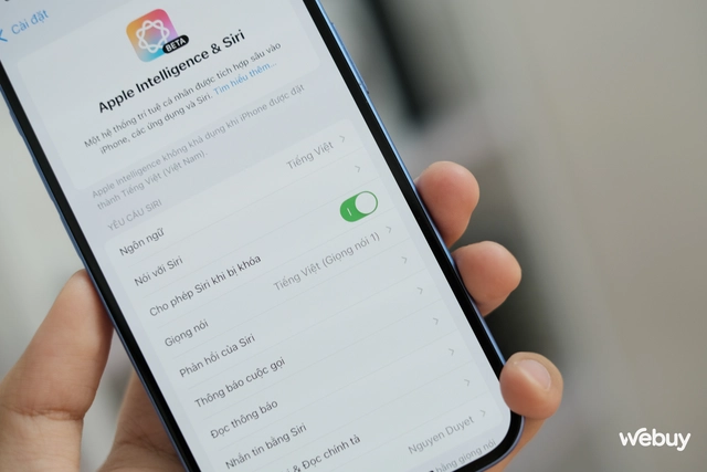 Siri tiếng Việt trên iOS 18.4: Đã gọi được xe, chuyển tiền, kể chuyện và… mở nhạc Bắc Bling- Ảnh 6. Siri tiếng Việt trên iOS 18.4: Đã gọi được xe, chuyển tiền, kể chuyện và… mở nhạc Bắc Bling- Ảnh 6.