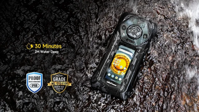 Ra mắt điện thoại Ulefone siêu bền mới: 2 màn hình, pin 12.800mAh sạc nhanh 66W, camera hồng ngoại, giá khoảng 10 triệu- Ảnh 6. Ra mắt điện thoại Ulefone siêu bền mới: 2 màn hình, pin 12.800mAh sạc nhanh 66W, camera hồng ngoại, giá khoảng 10 triệu- Ảnh 6.