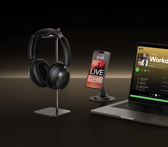 Tai nghe Ugreen Studio Pro: Giá tầm 1 triệu mà có driver kép, chống ồn chủ động, Hi-Res Audio, pin 120 giờ- Ảnh 6. Tai nghe Ugreen Studio Pro: Giá tầm 1 triệu mà có driver kép, chống ồn chủ động, Hi-Res Audio, pin 120 giờ- Ảnh 6.