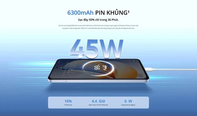 realme C71: Smartphone phổ thông tích hợp sạc nhanh và công nghệ AI- Ảnh 2. realme C71: Smartphone phổ thông tích hợp sạc nhanh và công nghệ AI- Ảnh 2.