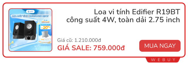 Ngày đôi 5/5 săn sale loa đài: Loại Xiaomi chỉ 169k, hàng Philips giảm nửa giá, loa vi tính Edifier chỉ 759.000đ- Ảnh 7. Ngày đôi 5/5 săn sale loa đài: Loại Xiaomi chỉ 169k, hàng Philips giảm nửa giá, loa vi tính Edifier chỉ 759.000đ- Ảnh 7.