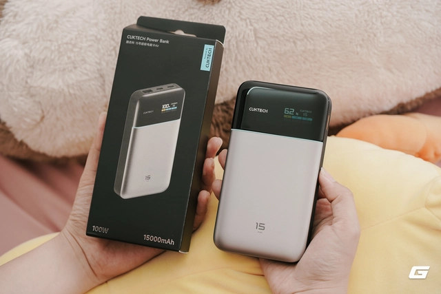 Trên tay "đồ chơi" mới của Xiaomi: Pin dự phòng Cuktech 15 Air, công nghệ silicon-carbon giờ có ở khắp mọi nơi!- Ảnh 1. Trên tay "đồ chơi" mới của Xiaomi: Pin dự phòng Cuktech 15 Air, công nghệ silicon-carbon giờ có ở khắp mọi nơi!- Ảnh 1.