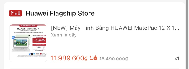 Tablet 12 inch mới của Huawei vừa ra mắt đ&atilde; sale c&ograve;n hơn 11 triệu: M&agrave;n h&igrave;nh xịn như iPad Pro, thiết kế si&ecirc;u mỏng, d&ugrave;ng để học tập vẽ vời th&igrave; "đỉnh ch&oacute;p" - Ảnh 1.