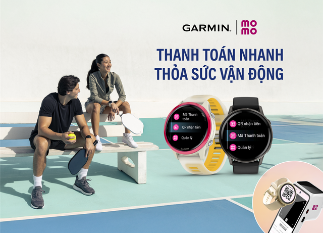Garmin bắt tay MoMo: Thanh to&aacute;n QR ngay tr&ecirc;n đồng hồ, mở rộng trải nghiệm &ldquo;kh&ocirc;ng v&iacute; - kh&ocirc;ng điện thoại&rdquo; cho người d&ugrave;ng Việt - Ảnh 3.