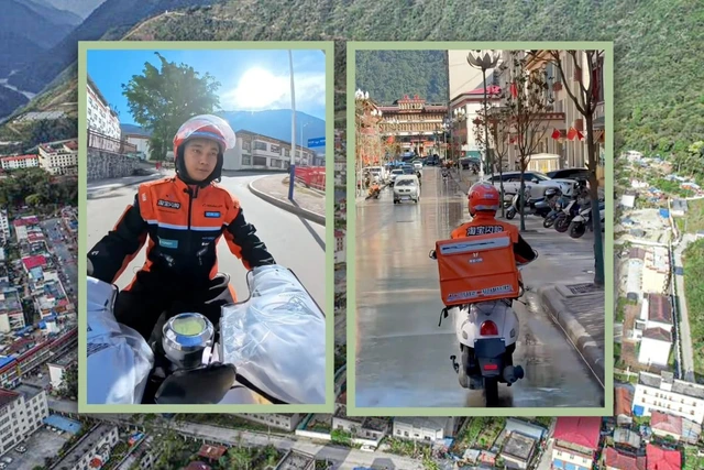 Chàng trai 24 tuổi trở thành shipper duy nhất tại huyện vùng sâu, mỗi ngày chạy 200 đơn hàng giữa núi rừng cô độc - Ảnh 4.