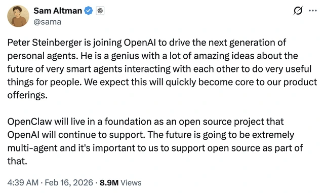 Cha đẻ OpenClaw đầu quân cho OpenAI: Nước cờ cho kỷ nguyên AI "tự làm việc" đã bắt đầu? - Ảnh 1.
