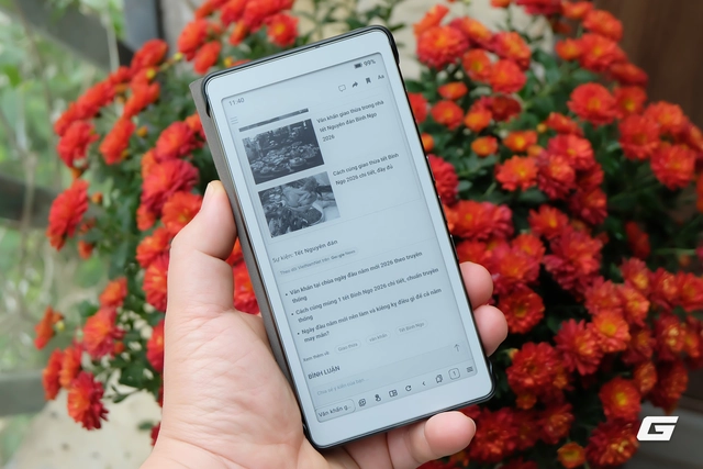 Review chi tiết ViWoods AiPaper Reader: Máy đọc sách "tiến hóa" thành smartphone tối giản tích hợp AI - Ảnh 5.