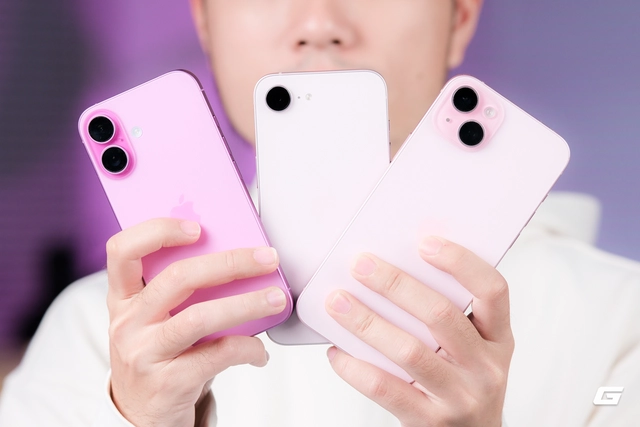 Trên tay đủ 3 màu iPhone 17e chính hãng: Thiết kế không đổi, màu hồng là điểm nhấn, hiệu năng cực mạnh, giá 18 triệu - Ảnh 10.