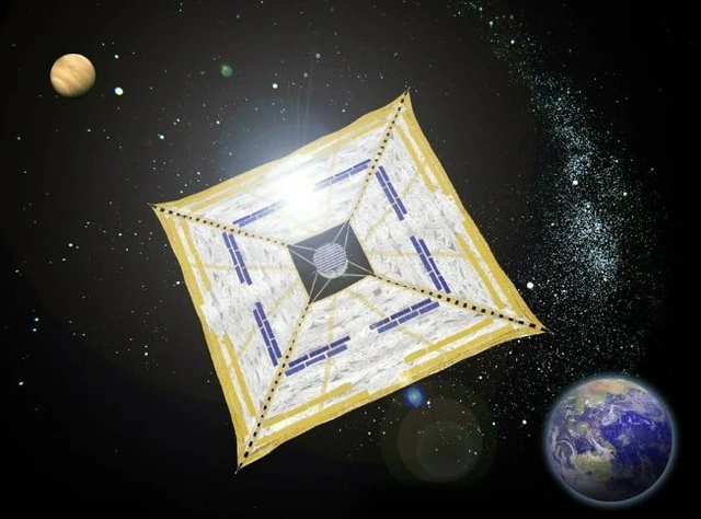 Cánh buồm tinh thể quang tử phản xạ laser đạt 90% hiệu suất mở ra hy vọng du hành liên sao không cần nhiên liệu - Ảnh 2.