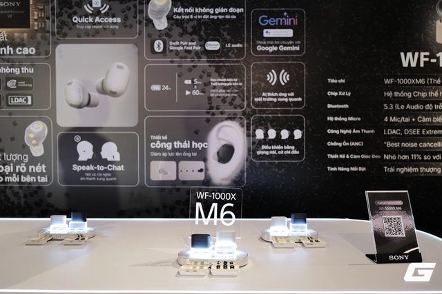 Sony WF-1000XM6 chính thức có giá 7,99 triệu đồng tại Việt Nam: Thiết kế mới, ANC mạnh hơn 25%, nâng cấp chip QN3e và driver mới - Ảnh 1.
