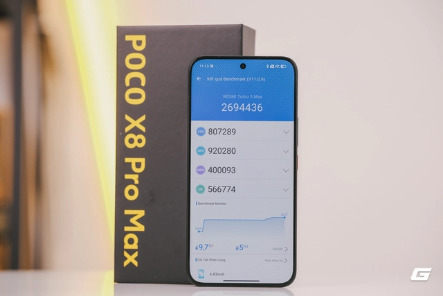 Trên tay điện thoại Xiaomi "Pro Max" pin 8500mAh đầu tiên bán chính hãng tại Việt Nam - Ảnh 10.