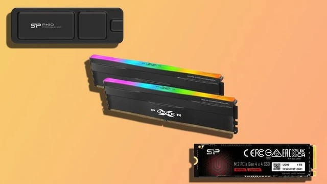 Bộ combo Silicon Power gồm SSD 4TB, RAM DDR5 64GB và SSD di động 1TB giá gần 27 triệu đồng - Ảnh 1.