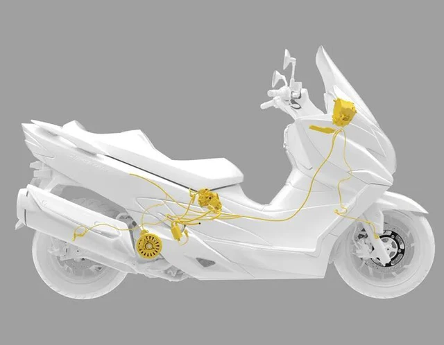 Bỏ xa trang bị, hạ gục giá bán: Mẫu xe tay ga con lai của Suzuki liệu có đủ sức để đánh phủ đầu Honda ADV350 và Yamaha XMAX? - Ảnh 2.