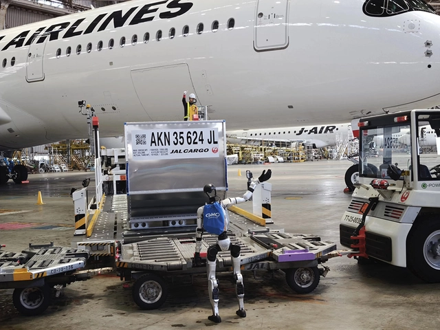 Robot hình người chính thức “đi làm” tại sân bay Tokyo, chuẩn bị thay con người xử lý hành lý - Ảnh 1.