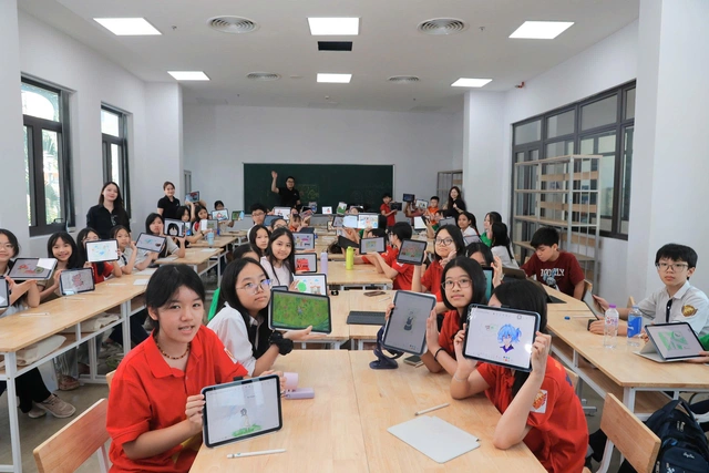 Gần 500 th&iacute; sinh tham gia "Ng&ocirc;i Nh&agrave; Tuổi Thơ" lần 2, giải đặc biệt l&agrave; iPad A16 - Ảnh 4.