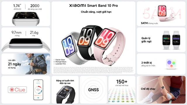 Xiaomi có smartband mới cực xịn: Màn hình 1,74 inch, thêm tùy chọn gốm, giá 2 triệu nhưng đáng mua - Ảnh 6.