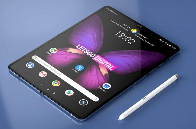 Galaxy Fold 2 sẽ đi k&egrave;m b&uacute;t S-Pen, camera được n&acirc;ng cấp mạnh mẽ? - Ảnh 1.