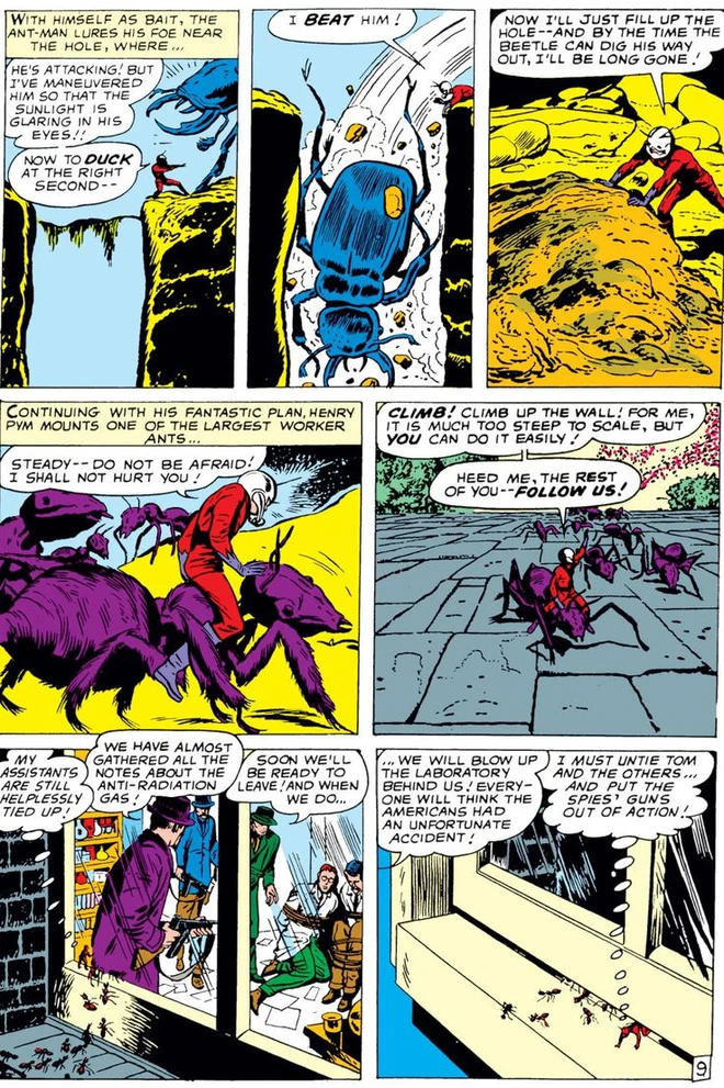 Trước khi c&oacute; kiến c&aacute;nh để cưỡi, Ant-Man đ&atilde; phải d&ugrave;ng tới ... d&acirc;y chun để bay trong kh&ocirc;ng kh&iacute; - Ảnh 4.