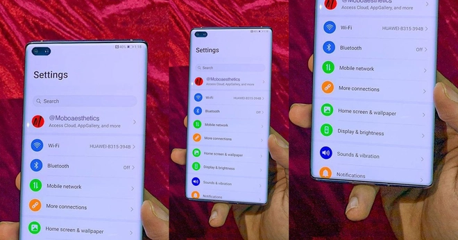 Huawei P40 Pro lộ ảnh thực tế: M&agrave;n h&igrave;nh tr&agrave;n cạnh, thiết kế đục lỗ, viền bezel si&ecirc;u mỏng - Ảnh 1.
