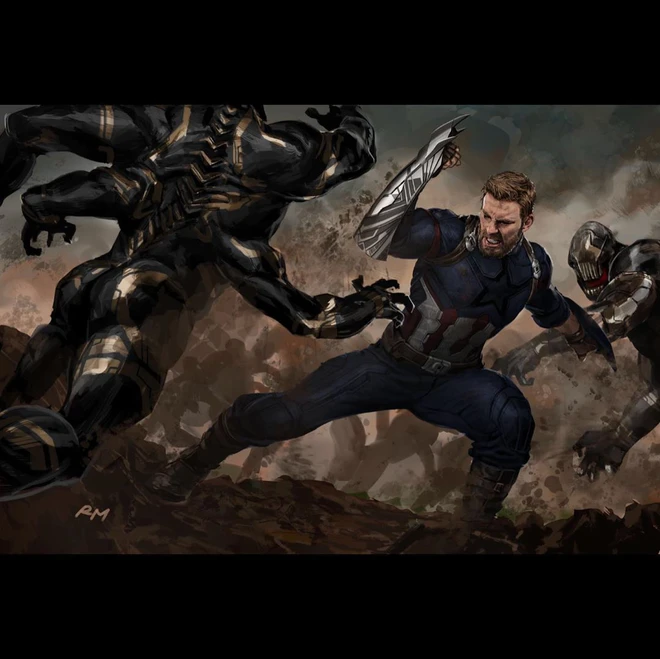 Bản vẽ concept Infinity War cho thấy đ&aacute;ng lẽ Cap sở hữu chiếc khi&ecirc;n vừa ngầu l&ograve;i, vừa nguy hiểm chết người thế n&agrave;y đ&acirc;y - Ảnh 3.