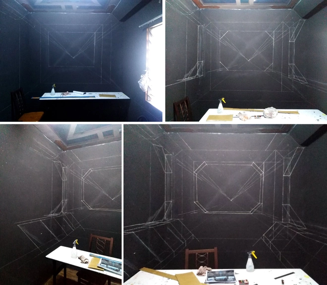 Kh&eacute;o tay hay l&agrave;m: Anh họa sĩ h&ocirc; biến căn ph&ograve;ng th&agrave;nh khoang t&agrave;u vũ trụ cho con g&aacute;i chơi khi ở nh&agrave; tr&aacute;nh Covid-19 - Ảnh 5.