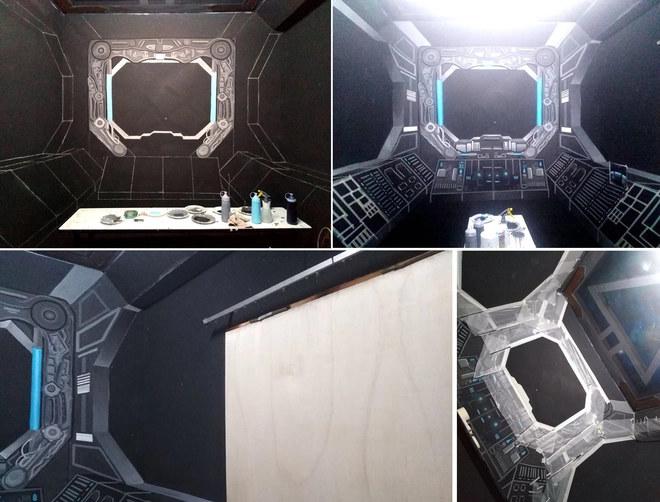 Kh&eacute;o tay hay l&agrave;m: Anh họa sĩ h&ocirc; biến căn ph&ograve;ng th&agrave;nh khoang t&agrave;u vũ trụ cho con g&aacute;i chơi khi ở nh&agrave; tr&aacute;nh Covid-19 - Ảnh 6.