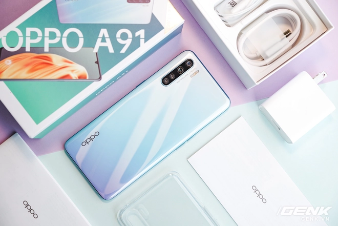 OPPO A91 ch&iacute;nh thức ra mắt: thiết kế mỏng chỉ 7,9mm, rất nhẹ, 4 camera 48MP, sạc nhanh VOOC 3.0 - Ảnh 1.