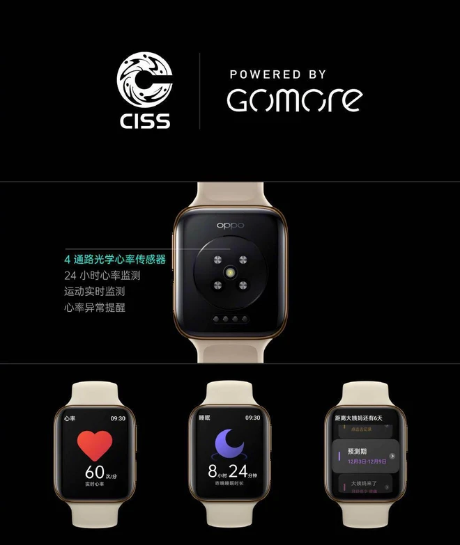 OPPO Watch ra mắt: Thiết kế giống Apple Watch, hỗ trợ eSIM, sạc nhanh VOOC, gi&aacute; từ 5 triệu đồng - Ảnh 2.