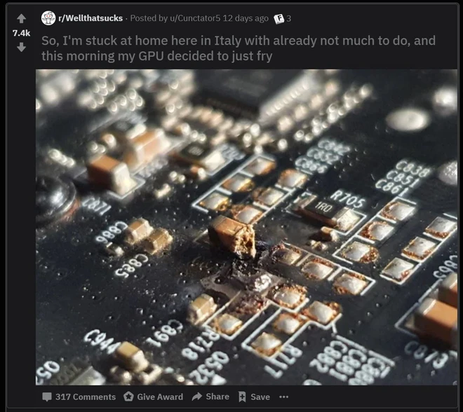 Ấm l&ograve;ng m&ugrave;a dịch: Game thủ người &Yacute; ph&agrave;n n&agrave;n bị hỏng GPU trong những ng&agrave;y c&aacute;ch ly, được người lạ tặng ngay một chiếc kh&aacute;c - Ảnh 1.