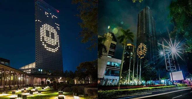 Mặt tiền kh&aacute;ch sạn khắp Ch&acirc;u &Aacute; đồng loạt nở nụ cười, kh&iacute;ch lệ tinh thần mọi người trong cuộc chiến chống Covid-19 - Ảnh 1.