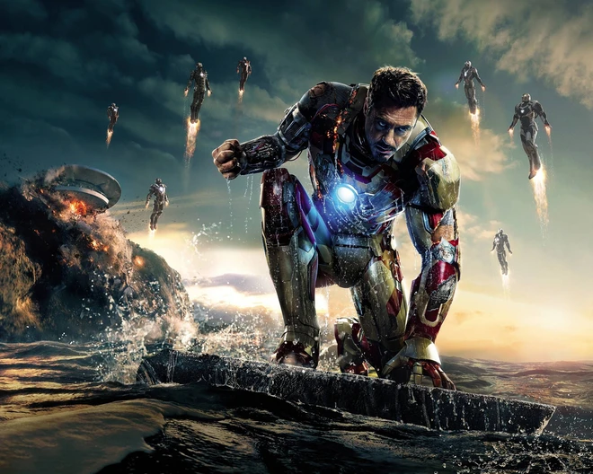 Tony Stark trong đoạn cuối Iron Man 3 l&agrave; giả, do c&ocirc;ng nghệ CGI tạo ra để thay cho bản gốc đang tạm nghỉ v&igrave; g&atilde;y ch&acirc;n - Ảnh 1.