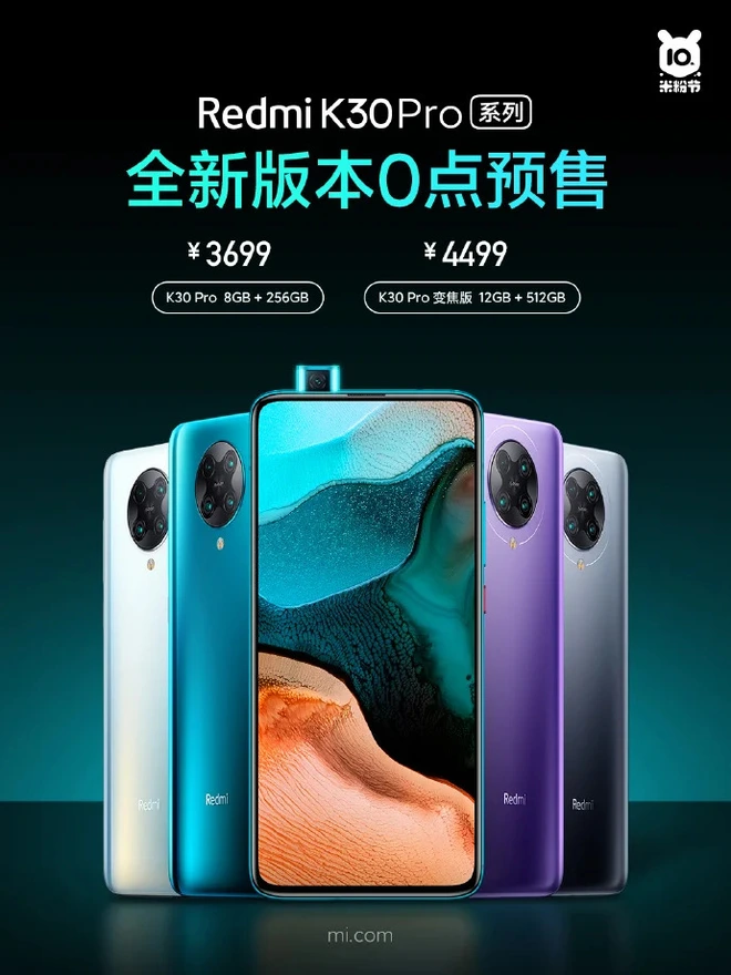 Redmi K30 Pro Zoom Edition ch&iacute;nh thức mở b&aacute;n phi&ecirc;n bản 12GB RAM v&agrave; 512GB bộ nhớ trong, zoom số 30X - Ảnh 1.