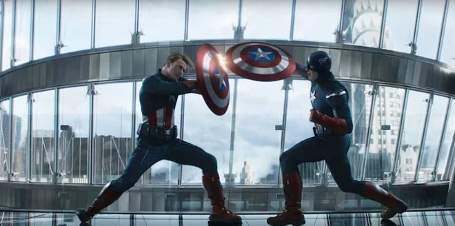 Đ&acirc;y l&agrave; c&aacute;ch Marvel thực hiện cảnh quay Cap v. Cap trong Avengers: Endgame, kĩ xảo xịn th&ocirc;i l&agrave; chưa đủ - Ảnh 2.