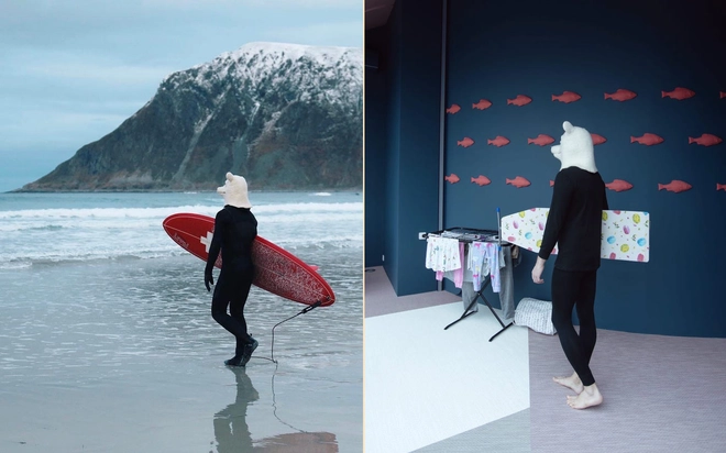 Kh&ocirc;ng thể ra ngo&agrave;i v&igrave; Covid-19, anh blogger tận dụng đồ vật trong nh&agrave; để m&ocirc; phỏng lại những bức ảnh du lịch của m&igrave;nh cho đỡ &ldquo;cuồng ch&acirc;n&rdquo; - Ảnh 5.