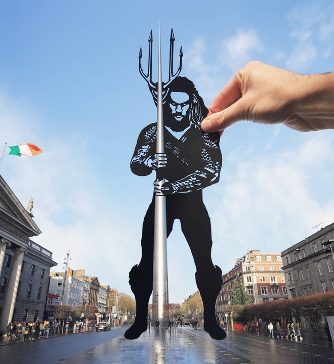 Chỉ cần cắt gh&eacute;p v&agrave;i mảnh giấy đơn giản, anh nghệ sĩ h&ocirc; biến ra h&agrave;ng loạt nh&acirc;n vật trong c&aacute;c bom tấn thế giới theo c&aacute;ch cực s&aacute;ng tạo - Ảnh 16.