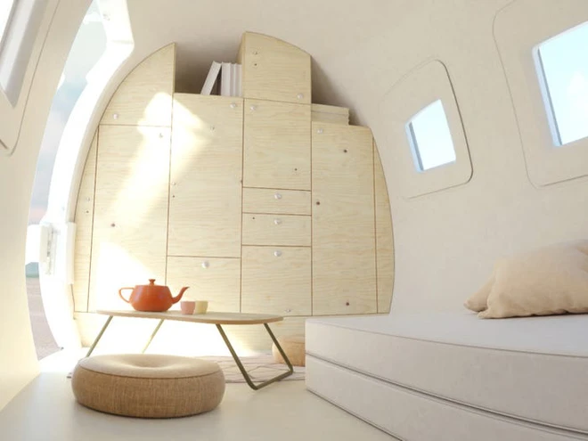 Nh&agrave; th&ocirc;ng minh tr&ocirc;ng như quả trứng, chứa g&igrave; b&ecirc;n trong m&agrave; rộng 6 m&eacute;t vu&ocirc;ng lại c&oacute; gi&aacute; tới 56.000 USD? - Ảnh 3.