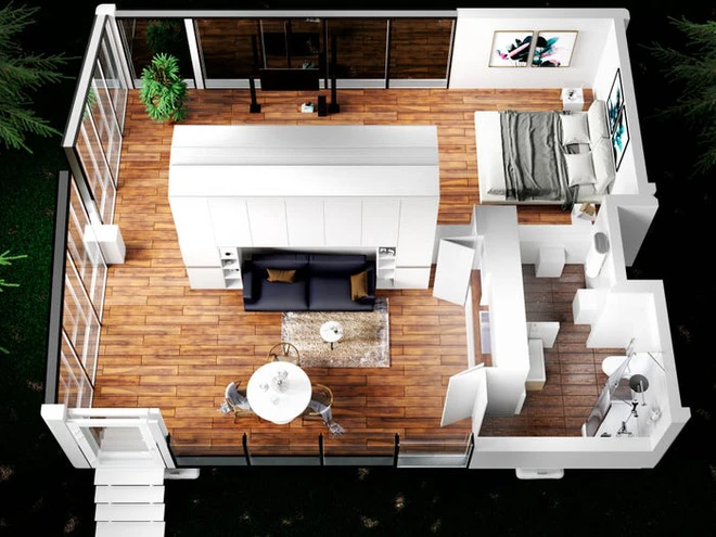 B&ecirc;n trong căn nh&agrave; th&ocirc;ng minh in 3D nhỏ m&agrave; c&oacute; v&otilde;: Đủ c&ocirc;ng nghệ để chống lại cả Covid-19 lẫn đại dịch Zombie - Ảnh 22.