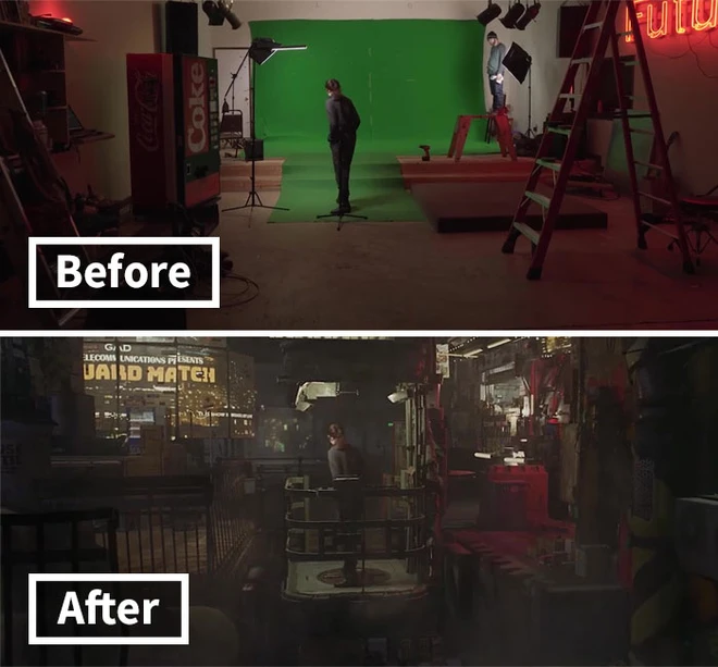 Ch&ugrave;m ảnh cho thấy sức mạnh khủng khiếp của ph&ocirc;ng xanh trong kh&acirc;u hậu k&igrave;, gi&uacute;p c&aacute;c nh&agrave; l&agrave;m phim dễ d&agrave;ng biến ra bất cứ thứ g&igrave; họ muốn - Ảnh 6.